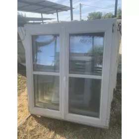 119x130 bontott kétszárnyú műanyag ablak