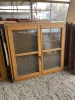 150x137 bontott kétszárnyú fa ablak