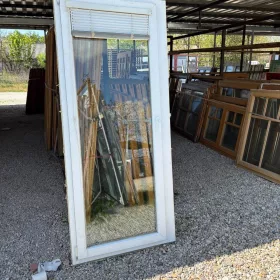 90x220 bontott egyszárnyú műanyag erkélyajtó