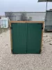 130x133 bontott kétszárnyú fa ablak