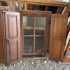 78x115 bontott egyszárnyú fa spalettás ablak